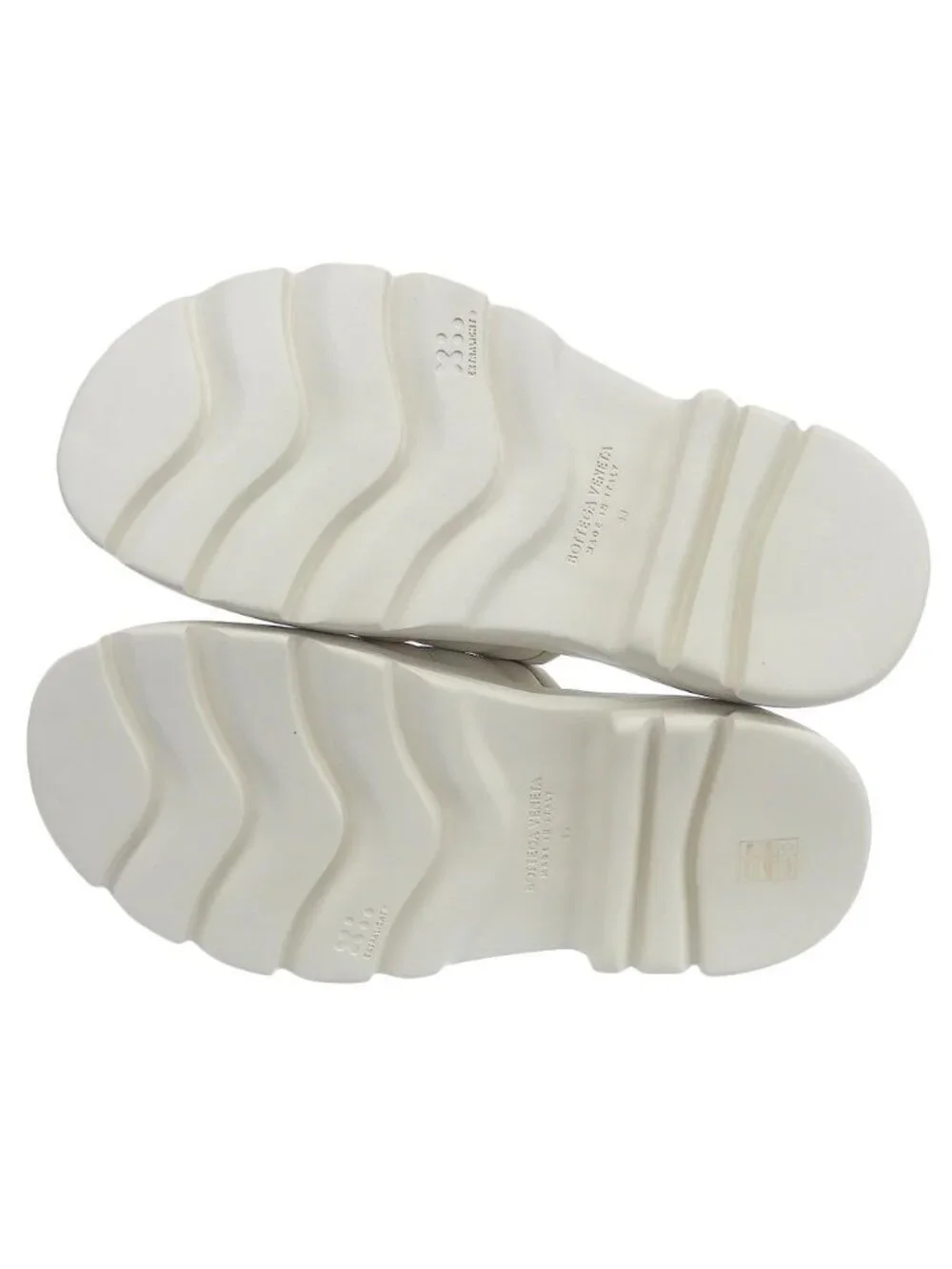 Bottega Veneta Flash Sandals Double Buckle Slide 43 Ivory Almost